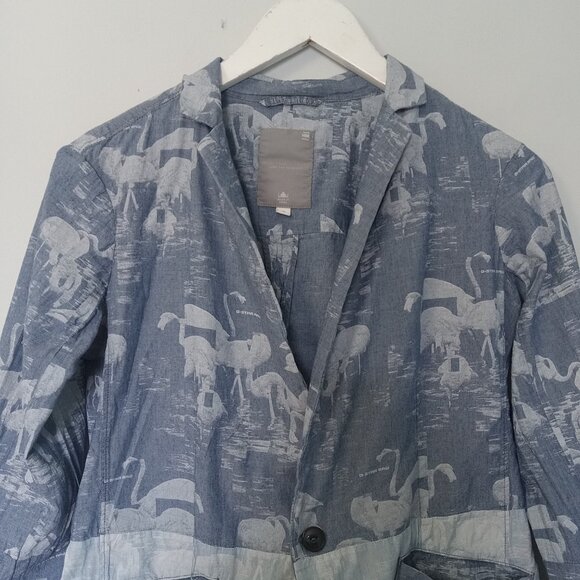 G-Star Raw ~ Cotton Print Blazer - Picture 3 of 14